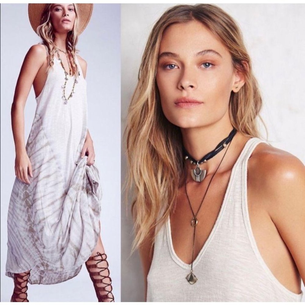 Free People Hailstorm Tie Dye Maxi Dress - Picture 2 of 12